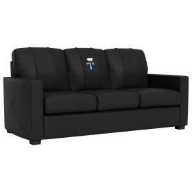 Silver Sofa with Father's Day Tie Logo Panel