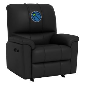 Rocker Recliner with Minnesota Timberwolves Secondary Logo