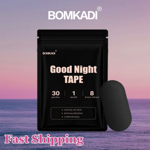 BOMKADl Mouth Tape  30pcs  Pain FreeRemoval Hypoallergenic Latex Free & Gentle OnSkin Medical Grade Adhesive Cotton Tape PurplePink Black Breatha